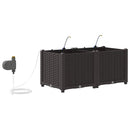 Have Blomsterkrukke 2 pcs Brun 80 x 40 x 37,5 cm Plastik