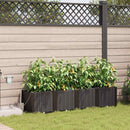 Have Blomsterkrukke 4 pcs Brun 160 x 40 x 37,5 cm Plastik