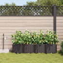 Have Blomsterkrukke 4 pcs Brun 160 x 40 x 37,5 cm Plastik