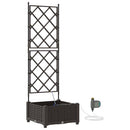 Have Blomsterkrukke Brun 40 x 40 x 126 cm Plastik