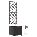 Have Blomsterkrukke Brun 40 x 40 x 142 cm Plastik