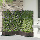 Have Blomsterkrukke 5 pcs Brun 120 x 120 x 126 cm Plastik