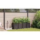 Have Blomsterkrukke 4 pcs Brun 160 x 40 x 52 cm Plastik