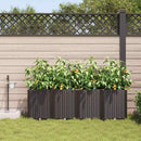 Have Blomsterkrukke 4 pcs Brun 160 x 40 x 52 cm Plastik