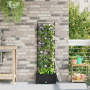 Have Blomsterkrukke Sort 40 x 40 x 125,5 cm Plastik
