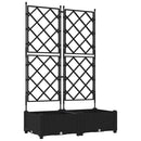 Have Blomsterkrukke 2 pcs Sort 80 x 40 x 125,5 cm Plastik