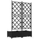 Have Blomsterkrukke 2 pcs Sort 80 x 40 x 125,5 cm Plastik