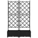 Have Blomsterkrukke 2 pcs Sort 80 x 40 x 125,5 cm Plastik