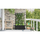 Have Blomsterkrukke 2 pcs Sort 80 x 40 x 143 cm Plastik