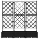 Have Blomsterkrukke 3 pcs Sort 120 x 40 x 125,5 cm Plastik