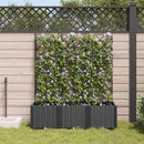 Have Blomsterkrukke 3 pcs Sort 120 x 40 x 143 cm Plastik