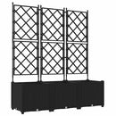 Have Blomsterkrukke 3 pcs Sort 120 x 40 x 143 cm Plastik
