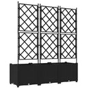Have Blomsterkrukke 3 pcs Sort 120 x 40 x 143 cm Plastik