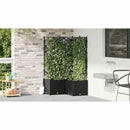 Have Blomsterkrukke 3 stk. Sort 80 x 80 x 143 cm PP