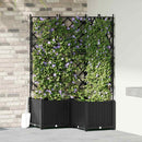 Have Blomsterkrukke 3 stk. Sort 80 x 80 x 143 cm PP