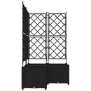 Have Blomsterkrukke 3 stk. Sort 80 x 80 x 143 cm PP