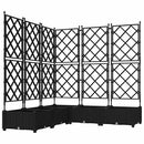 Have Blomsterkrukke 5 pcs Sort 120 x 120 x 125,5 cm Plastik