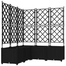 Have Blomsterkrukke 5 pcs Sort 120 x 120 x 143 cm Plastik