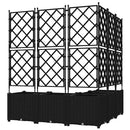 Have Blomsterkrukke 5 pcs Sort 120 x 120 x 143 cm Plastik