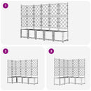 Have Blomsterkrukke 5 pcs Sort 120 x 120 x 143 cm Plastik