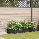 Have Blomsterkrukke 4 pcs Sort 160 x 40 x 22 cm Plastik
