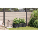 Have Blomsterkrukke 3 pcs Sort 120 x 40 x 37,5 cm Plastik