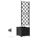 Have Blomsterkrukke Sort 40 x 40 x 142 cm Plastik