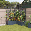Have Blomsterkrukke 5 pcs Grå 120 x 120 x 143 cm Plastik