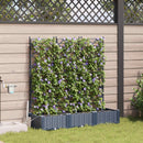 Have Blomsterkrukke 3 pcs Grå 120 x 40 x 126 cm Plastik