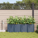 Have Blomsterkrukke 4 pcs Grå 160 x 40 x 52 cm Plastik