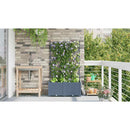 Have Blomsterkrukke 2 pcs Lys Grå 80 x 40 x 143 cm Plastik