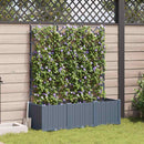 Have Blomsterkrukke 3 stk. Lysegrå 120 x 40 x 143 cm PP