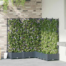 Have Blomsterkrukke 5 pcs Lys Grå 120 x 120 x 125,5 cm Plastik