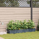Have Blomsterkrukke 4 pcs Lys Grå 160 x 40 x 22 cm Plastik