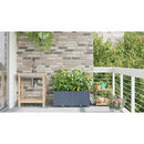 Have Blomsterkrukke 2 pcs Lys Grå 80 x 40 x 37,5 cm Plastik