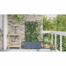 Have Blomsterkrukke 2 pcs Lys Grå 80 x 40 x 142 cm Plastik