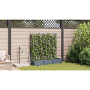 Have Blomsterkrukke 3 pcs Lys Grå 120 x 40 x 126 cm Plastik