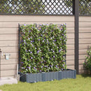 Have Blomsterkrukke 3 pcs Lys Grå 120 x 40 x 126 cm Plastik