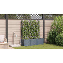 Have Blomsterkrukke 3 pcs Lys Grå 120 x 40 x 142 cm Plastik