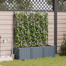 Have Blomsterkrukke 3 pcs Lys Grå 120 x 40 x 142 cm Plastik