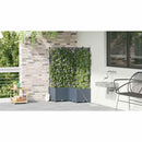 Have Blomsterkrukke 3 pcs Lys Grå 80 x 80 x 142 cm Plastik