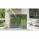 Have Blomsterkrukke 5 pcs Lys Grå 120 x 120 x 126 cm Plastik