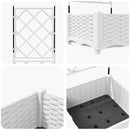 Have Blomsterkrukke Hvid 40 x 40 x 125,5 cm Plastik