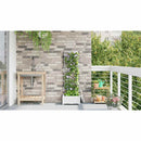 Have Blomsterkrukke Hvid 40 x 40 x 125,5 cm Plastik