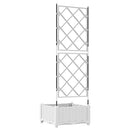 Have Blomsterkrukke Hvid 40 x 40 x 125,5 cm Plastik