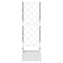 Have Blomsterkrukke Hvid 40 x 40 x 125,5 cm Plastik