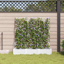 Have Blomsterkrukke 3 pcs Hvid 120 x 40 x 125,5 cm Plastik