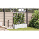 Have Blomsterkrukke 3 pcs Hvid 120 x 40 x 143 cm Plastik