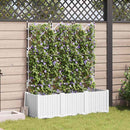 Have Blomsterkrukke 3 pcs Hvid 120 x 40 x 143 cm Plastik