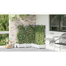 Have Blomsterkrukke 5 pcs Hvid 120 x 120 x 125,5 cm Plastik